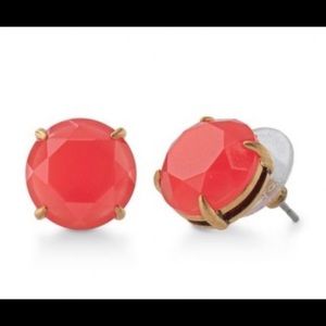 Stella & Dot Coral/Orange Janice Studs